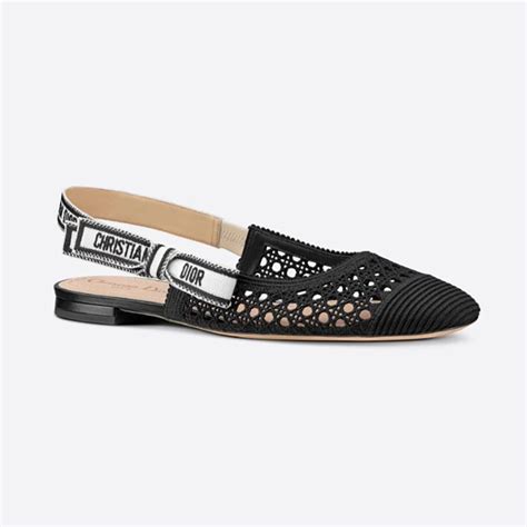 christian dior women's loafers|Dior slingback ballerina flat.